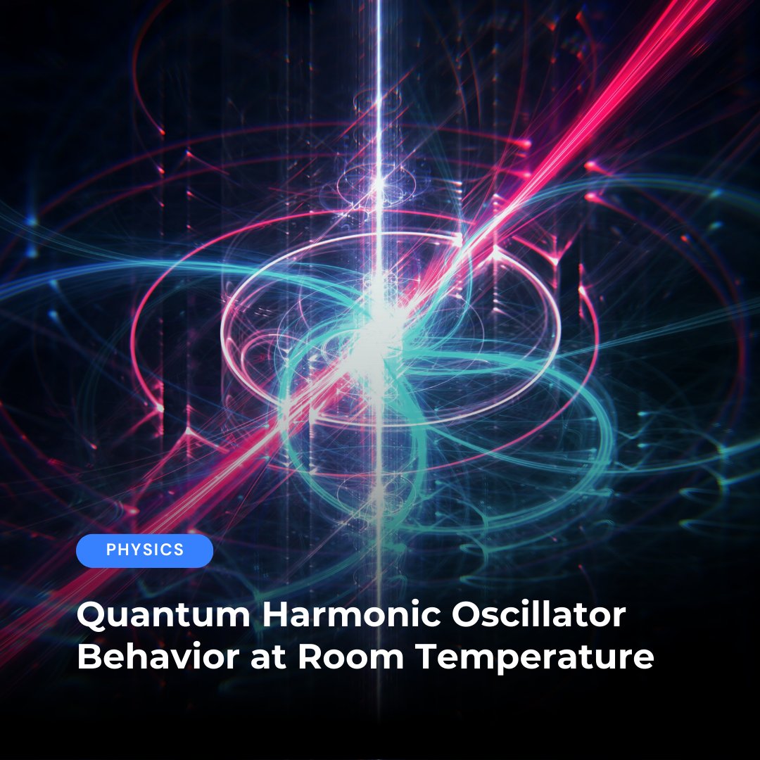 NassimHaramein's tweet image. Scientists at the University of St Andrews have achieved quantum harmonic oscillator behavior using polaritons in an organic semiconductor - at room temperature!
The research team, led by Dr. Hamid Ohadi from the School of Physics and Astronomy, utilized a special type of…