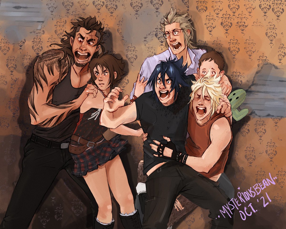 Happy Halloween from these goobers! I still love these, mostly because of how much fun I had drawing them. The spirit in which they were created is something I’ll never forget ❤️
#FFXV