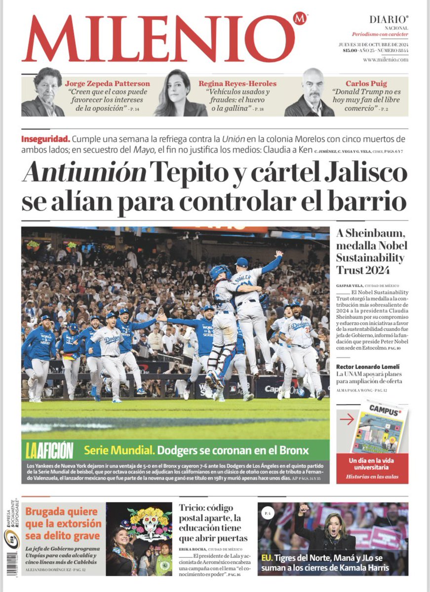 fanysantiagof's tweet photo. Ya es jueves y lo mejor que podemos hacer desde temprano es estar informad@s, aquí les comparto algunas de las primeras planas de los medios nacionales. 📰 #Comunicando #Medios #ciudadanía https://t.co/N3dwLS9KLB