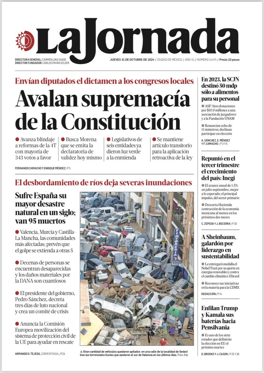 fanysantiagof's tweet photo. Ya es jueves y lo mejor que podemos hacer desde temprano es estar informad@s, aquí les comparto algunas de las primeras planas de los medios nacionales. 📰 #Comunicando #Medios #ciudadanía https://t.co/N3dwLS9KLB