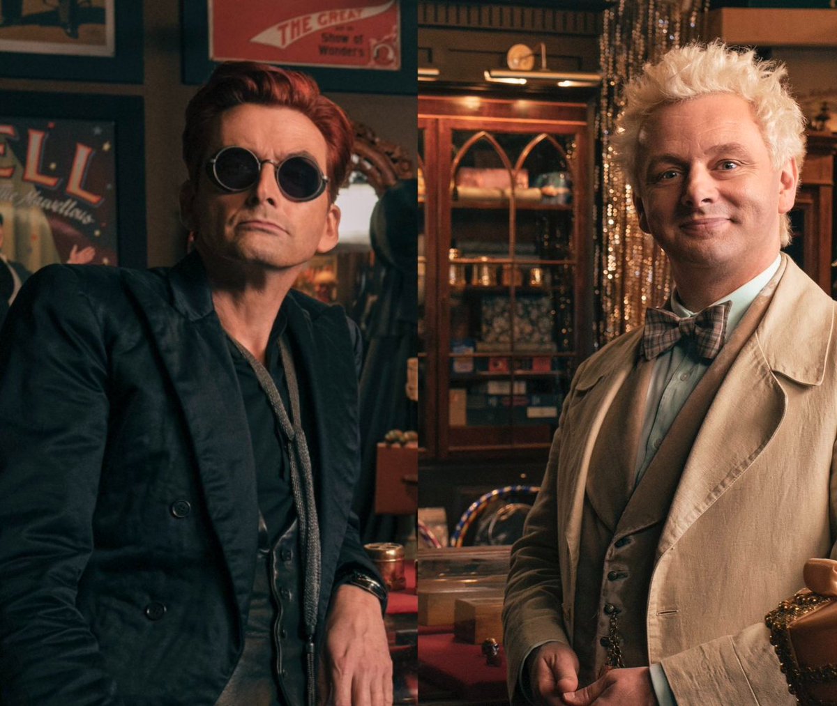 artistic_viper's tweet photo. Posting some of my favorite #GoodOmens studies shots coz I'm excited for January ^^ 

#Crowley #Aziraphale #azira https://t.co/MTaeCU1Wbh