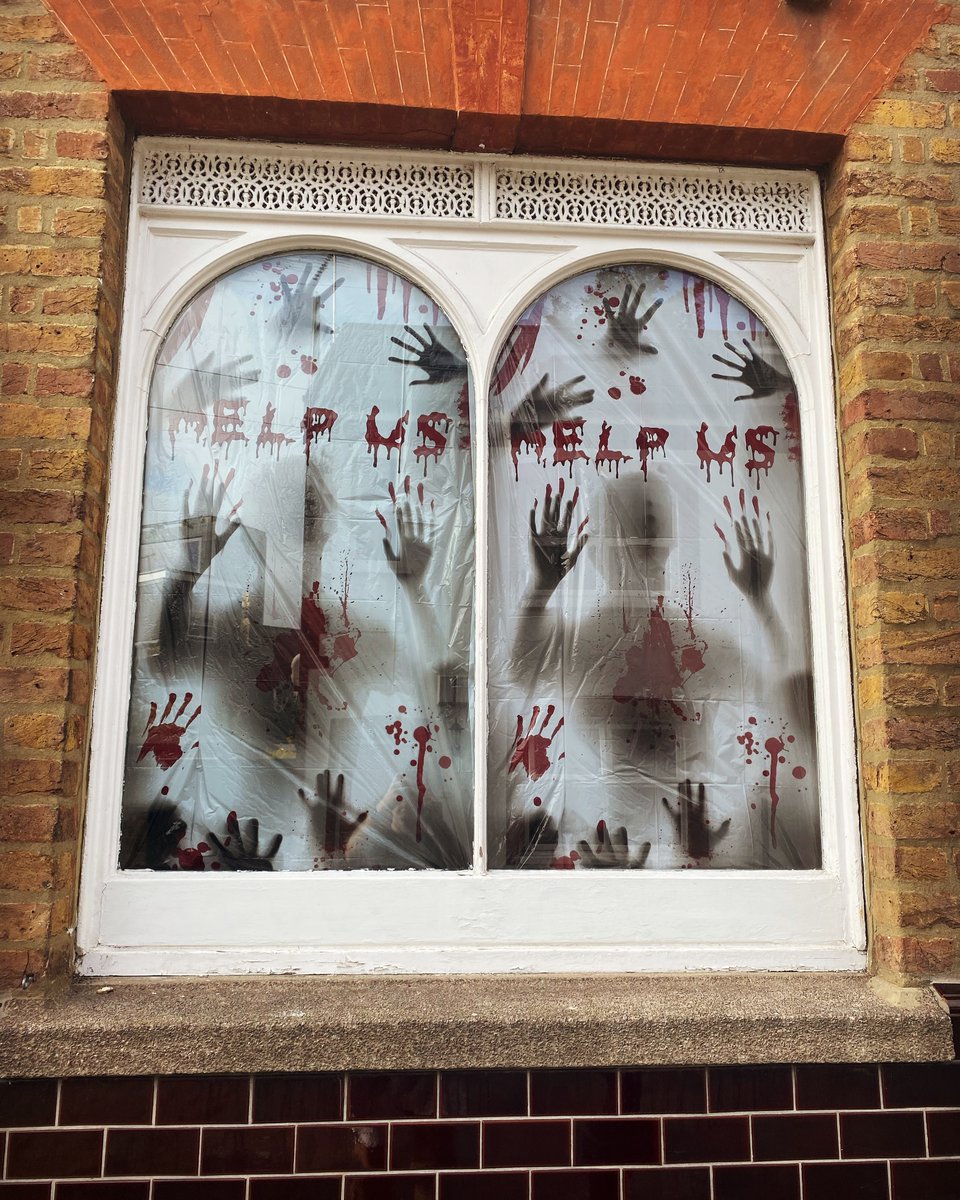 Halloween decoration or small hospitality businesses cry for help after yesterdays budget? Difficult to tell these days #pub #pubs #hospitality #Budget24 #ukpubs