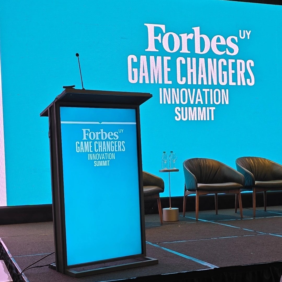 CAbuchalja's tweet photo. Hoy participaremos en el evento de @forbesuruguay, Forbes Game Changers Summit.
#GameChangersSummit https://t.co/BUddCYFOd9