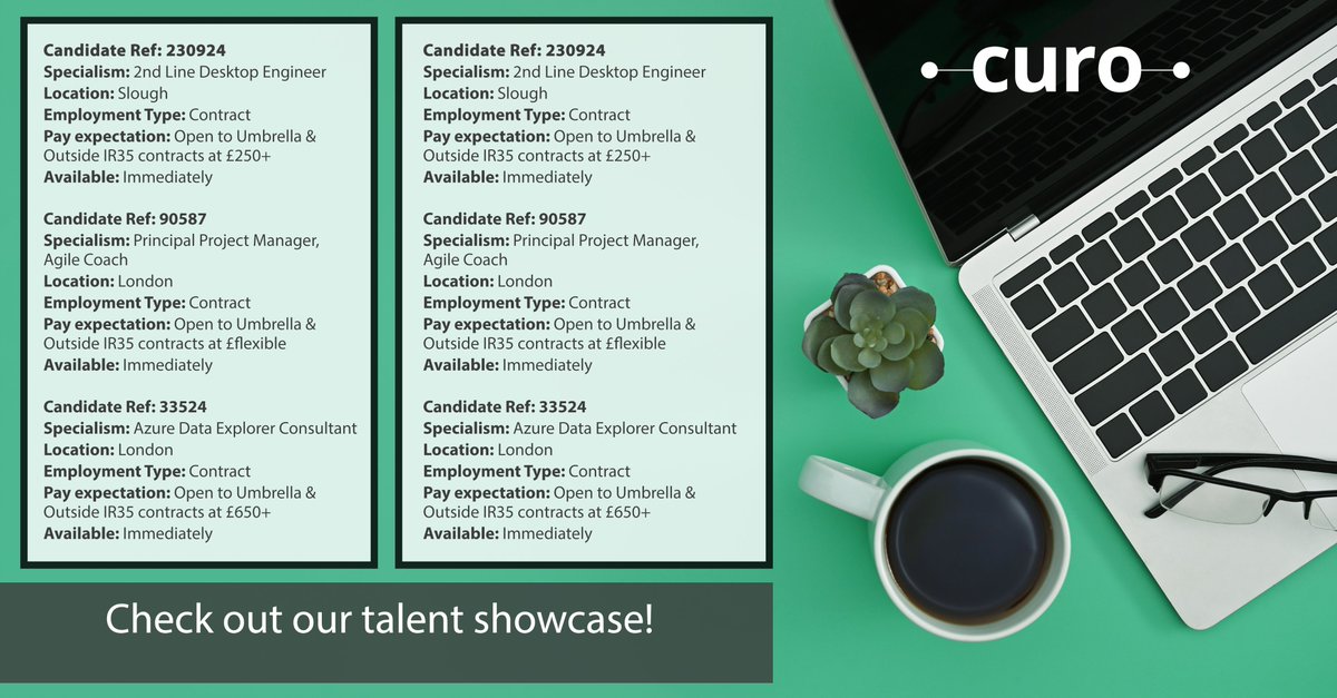 We're thrilled to kick off our new Monthly Talent Showcase, where we spotlight a selection of top-tier IT professionals, handpicked for their exceptional skills and experience.
Contact us quoting the candidate ID to learn more!