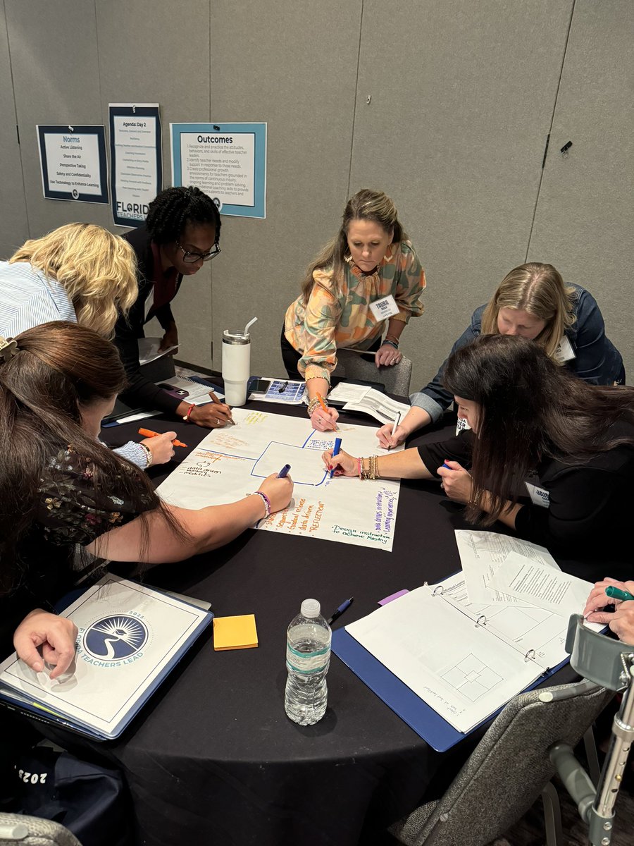 Day 2 with the Florida Teacher Lead Network was all about growth! 🌱 From feeding forward with feedback to using data as a “third voice” in coaching, we’re equipping teacher leaders to make an impact. Together, we’re shaping the future! ✨ #FL74Strong #fltoy2025 #FLTeachersLead