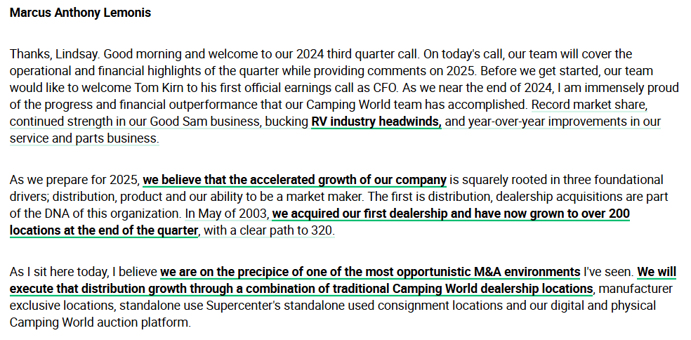 I was surprised by the $CWH offering but the thesis in $CWH has always been that during tough times the company gains market share and gobbles up the competition. 

Hopeful this offering is the first step in that process.
