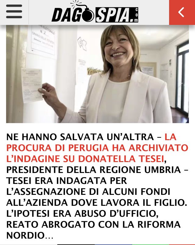 Il governo Meloni ha previsto nel nostro ordinamento 70 nuovi reati per quasi 500 anni di carcere in più, per chi manifesta, protesta, contesta, occupa…
Ma ne hanno abolito uno, l’abuso d’ufficio, per i politici, così loro si possono salvare, anche alla vigilia delle elezioni…