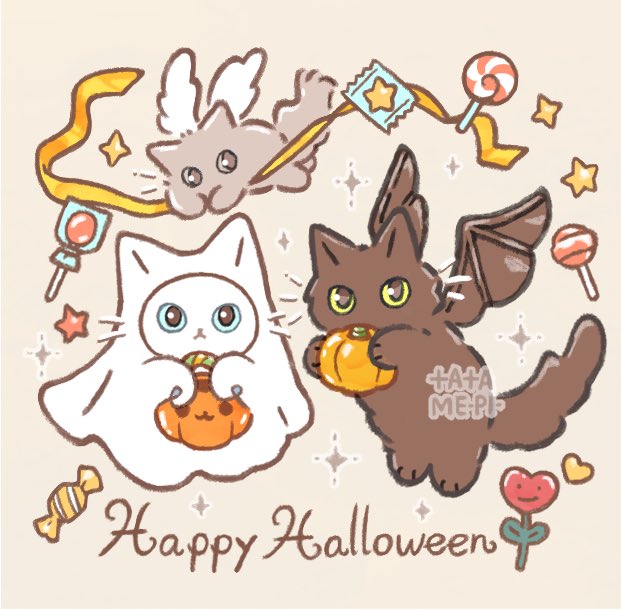 tatamepi's tweet photo. ✨🎃Happy Halloween🎃✨ https://t.co/tEKSrEGOqR