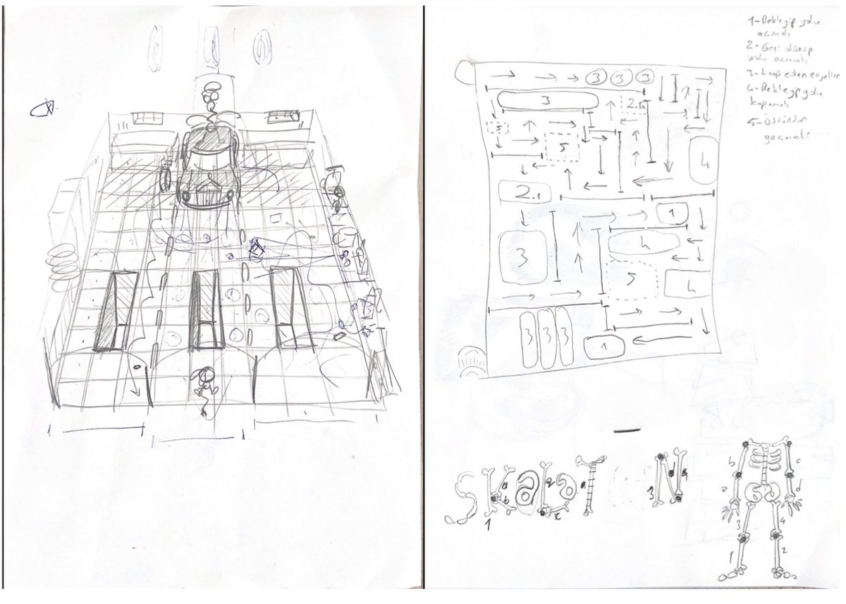 skalaent's tweet photo. We're excited to share the first glimpse of our concept sketches! Take a look at the initial stages of our production process and join us on this creative journey. ✨ #GameDevelopment #ConceptArt #GameDesign https://t.co/DO1v2cwfJ3