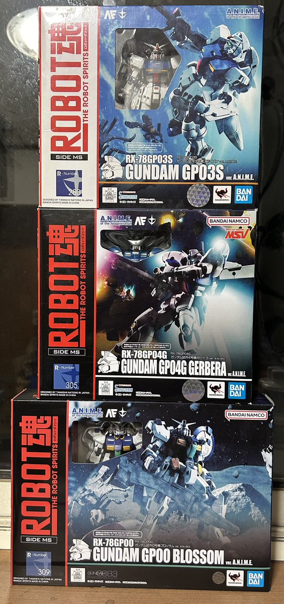 hiro_mizuki46's tweet photo. 散財しちまったぜ
だって…ヤマダ電◯に売ってたんだもんwww
#ロボット魂
#GP03S
#GP04G
#GP00 https://t.co/7O2SIo9aJM