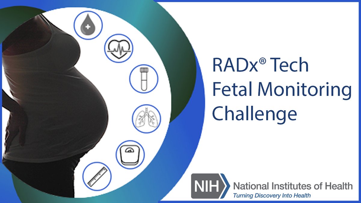 NIBIBgov's tweet photo. The @NIH has announced final winners of the #RADxTech Fetal Monitoring Challenge. Learn more about the technologies: https://t.co/uNYxfi1PcC @NICHD_NIH https://t.co/4vQop5U8aA