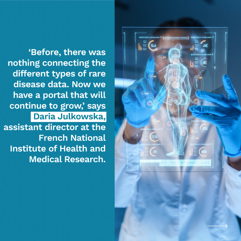 HorizonEU's tweet photo. Researchers &amp; patients across Europe join forces to advance the fight against rare diseases. Here’s the full story ➡️ https://t.co/Mvd8wdAlYe

#ResearchImpactEU #HorizonMagazine