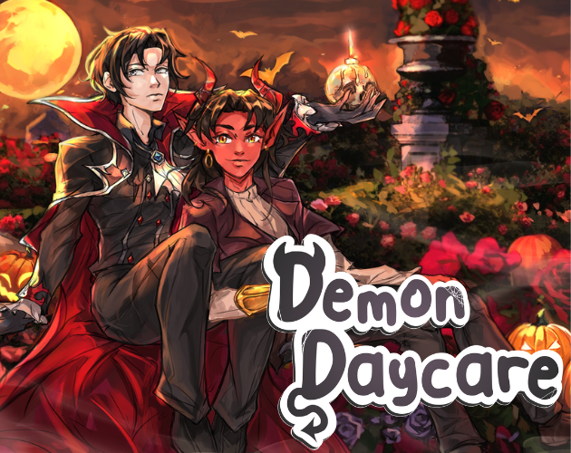 LegendExGames's tweet image. It's finally out! You can play the demo of Demon Daycare now! 

Featuring: 
🦇 2 Demon LIs
🦇 Gender Neutral Protag (choose your name and voice)
🦇 10k words
🦇 Halloween backgrounds/art! 

legendex-games.itch.io/demon-daycare