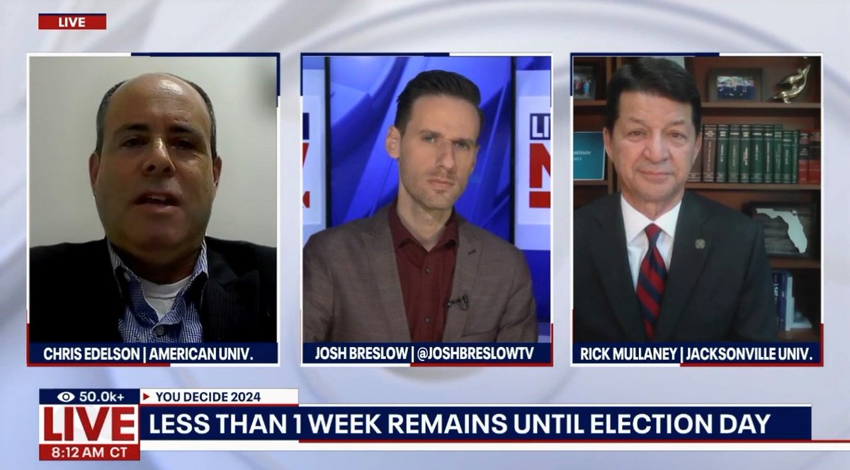 Kamala Harris and Donald Trump are making their final pushes in key battleground states. Rick Mullaney, Shircliff Executive Director, joined LiveNOW from FOX to discuss the latest.
livenowfox.com/video/1540508