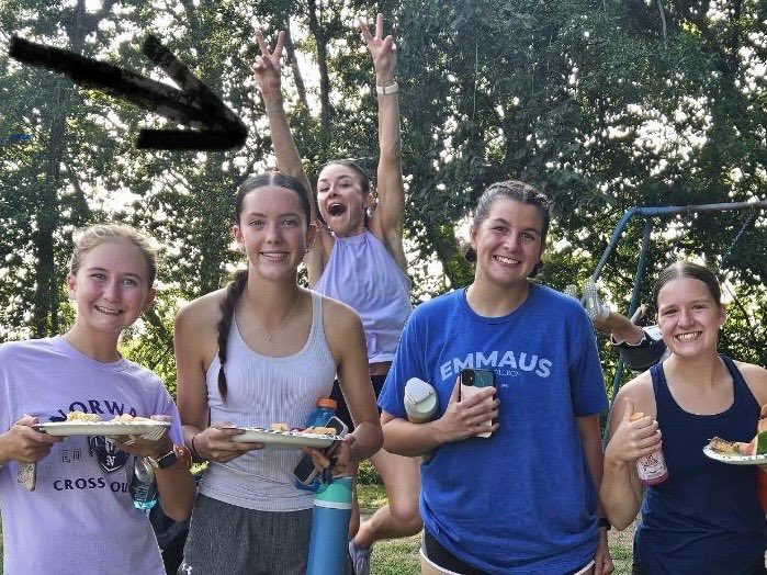 WarriorRunning's tweet photo. Happy Birthday Shout Out to the amazing @dkherrick 
Coach Danna has been such a wonderful asset to our XC Family and she is teaching these young ladies SO MUCH beyond running (giggle giggle)
We love you Danna and hope you have a fantastic day! 💜🖤 https://t.co/Eco9bs4qT3