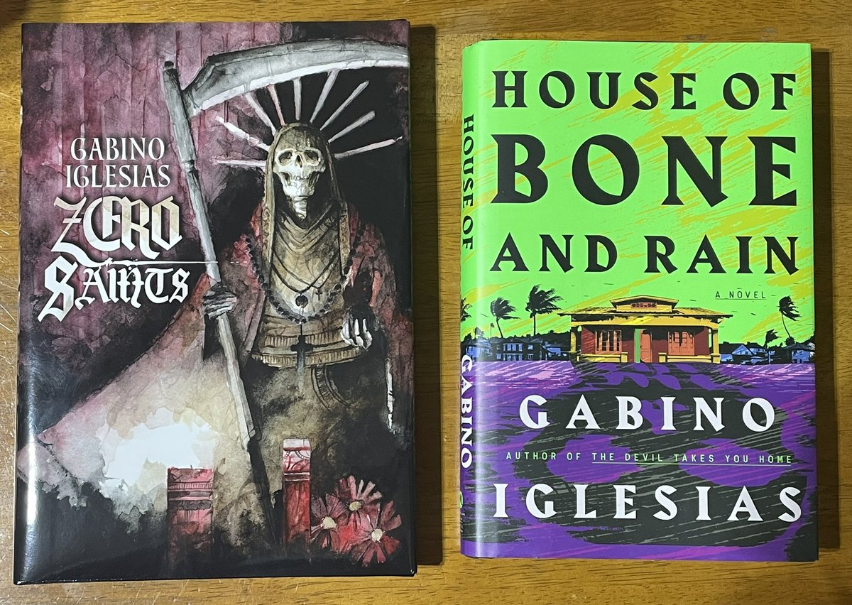 Gabino_Iglesias's tweet photo. Giveaway because it’s Halloween! Everyone who RTs gets on the list for a signed copy of HOBAR. Those who buy HOBAR and send me proof get on the list for a signed, limited edition hardcover of Zero Saints ($90, sold out). Stops at 100 entries. Good luck! 
https://t.co/4aWTlhZu4M https://t.co/9L78FTa3Tq