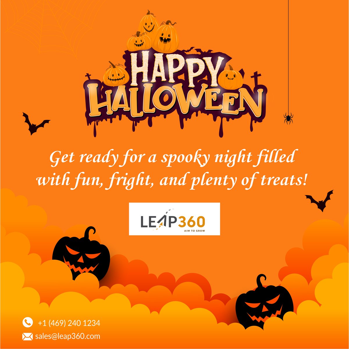 Leap360CRM's tweet photo. May this Halloween be the most thrilling for all of you! ππ» π¬
Stay safe, and donβt forget to share your best costumes!
Happy Halloween from LEAP360 family! π
#LEAP360
#happyhalloween
#halloween2024
#trickortreat
#CRM
#POSsoftware https://t.co/J5z9ffzO1n