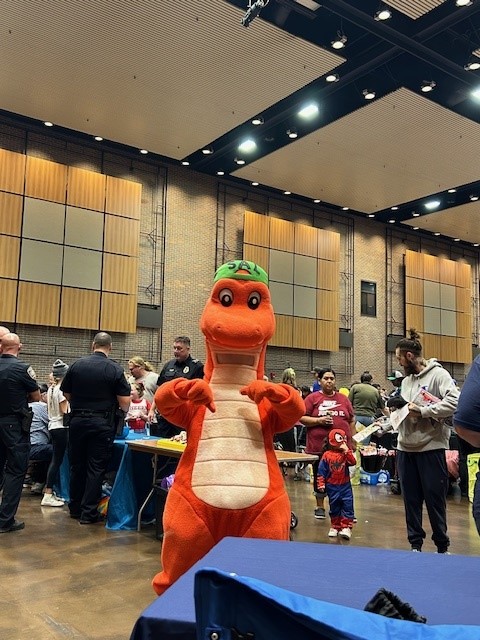 What a great (and busy) Tuesday night! Our team saw many families and children at the South Bend Police Department's Cops and Goblins event at the Century Center.
7,000 trick-or-treaters swarmed downtown South Bend last night, so many that the event got pushed an hour past its