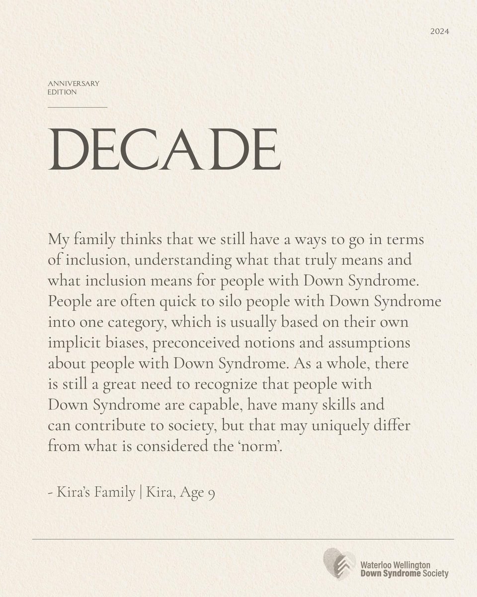 Decade | Kira #downsyndrome #DownSyndromeAwarenessMonth #decade