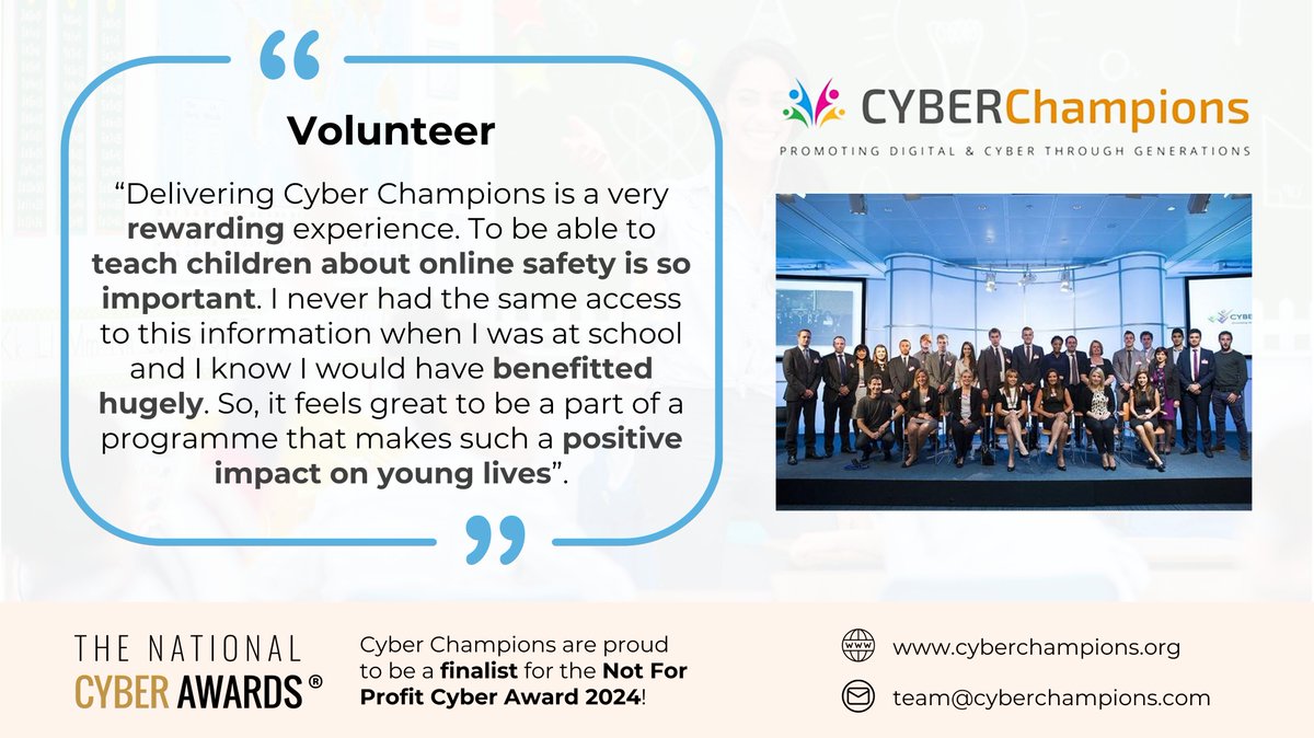 😲 1 in 3 parents of 5-7 yr olds say their child uses social media independently (<a href="/Ofcom/">Ofcom</a>). As children begin online at younger ages, we must equip them with savvy #digital habits. That’s why our work at Cyber Champions is essential! Learn more at cyberchampions.org 👈