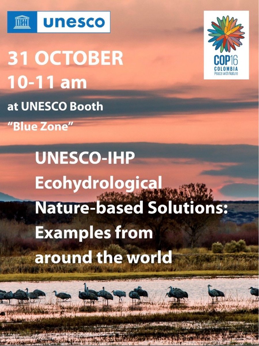 Starting now at #COP16Colombia !