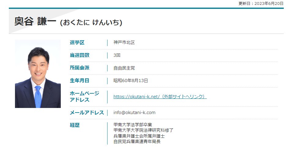 Chappie_AfroDog's tweet photo. 【兵庫県知事選】
自由民主党　奥谷謙一
斎藤元知事を貶めようとした一人。
→県民はこいつを絶対に許したらあかん。 https://t.co/UiLKsC0e7P