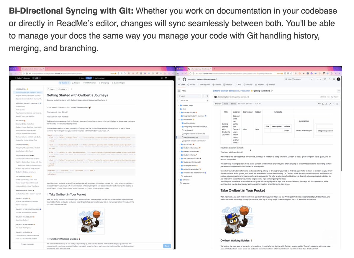 Shoutout <a href="/readme/">ReadMe</a> for coming around - this is a great new feature!