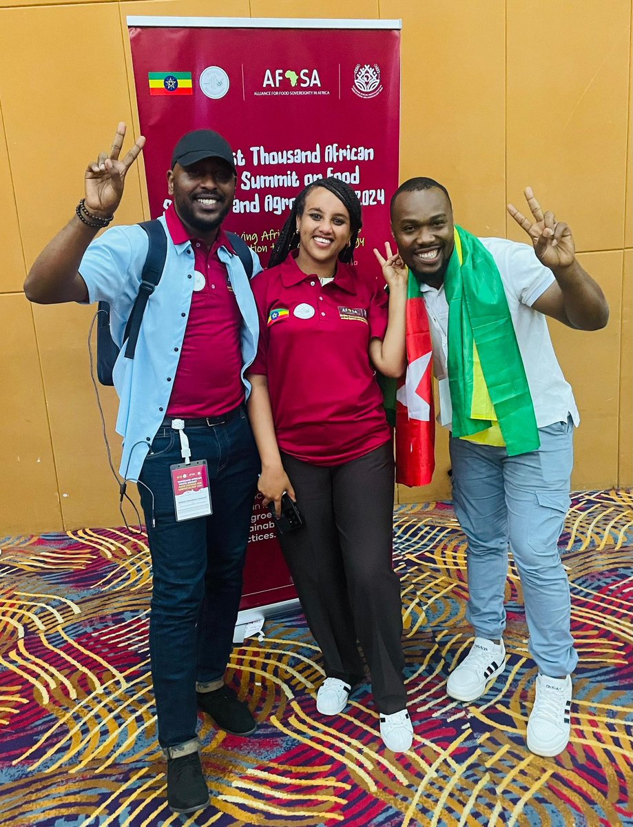 SPalakiyem's tweet photo. The first Youth Summit on Food Sovereignty and Agroecology was a success, giving young people the opportunity to propose solutions.

 We are called to take back control of what we eat. Thank you to @Afsafrica for this initiative.

@Million_Belay @_AfricanUnion @sylviawachira https://t.co/BJXa6x3bU9