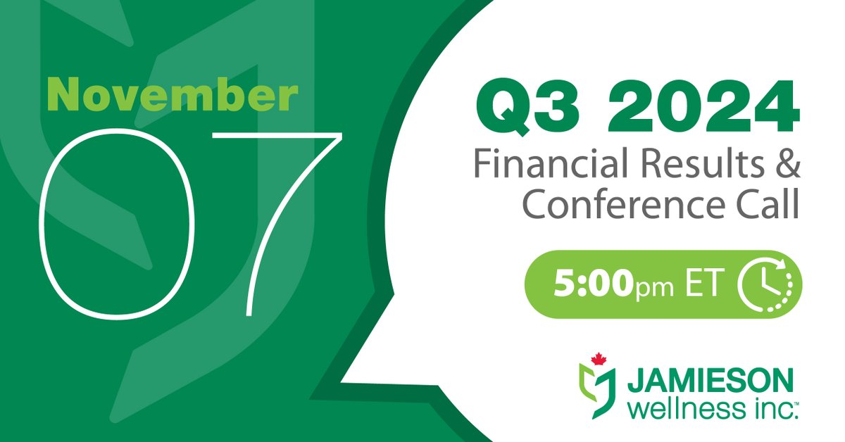 Our Q3 2024 Financial Results and Conference Call is coming up on November 7. Visit our website for more details: lnkd.in/gsiKjEMN