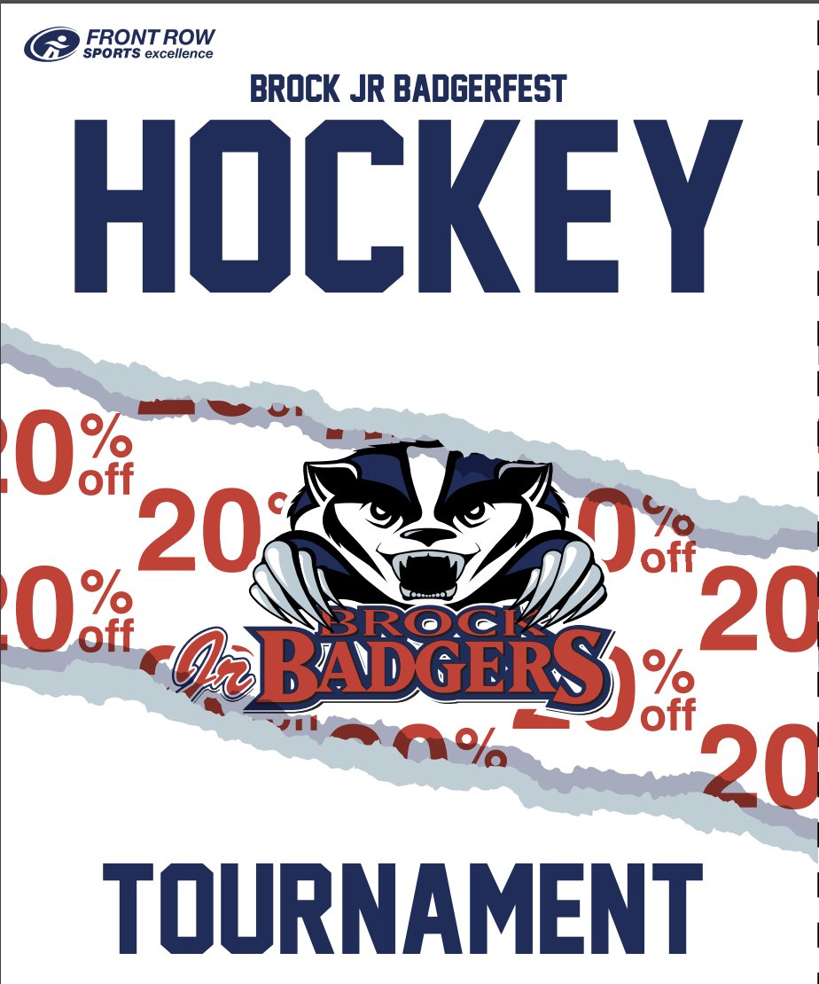 BADGERFEST IS HERE! 🦡
Show this flyer at any location to get 20% OFF your purchase. 

*Some exclusions apply

CLINK LINK for TOURNAMENT STORE
hubs.la/Q02Ws83s0
