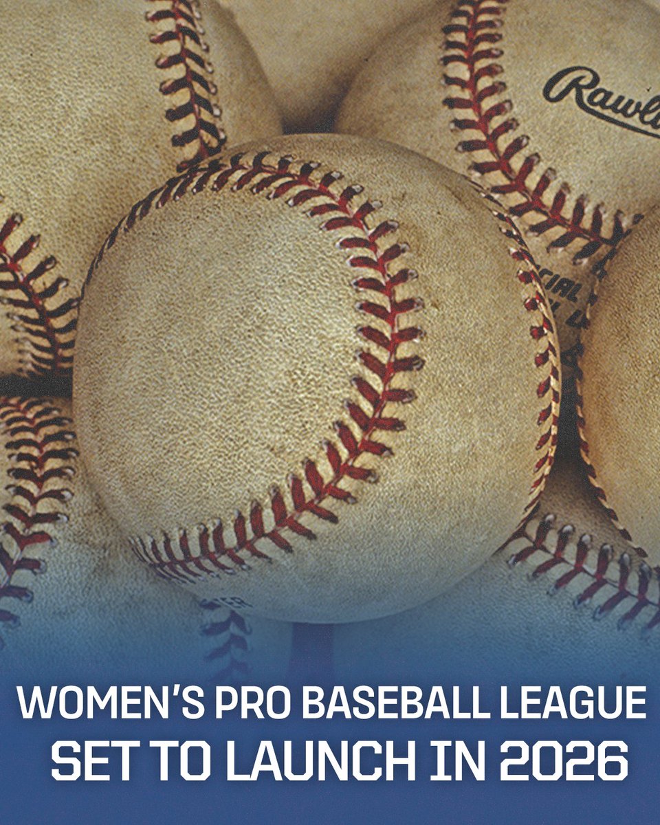 OnHerTurf's tweet photo. The Women’s Pro Baseball League will be the the FIRST active professional women’s baseball league in the country. ⚾️

It's set to launch in 2026 and feature six teams based in the Northeast U.S. https://t.co/nOFgVhD0I6