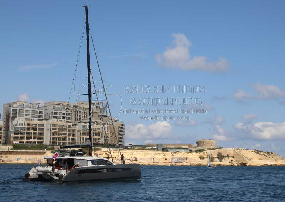 Shipguru's tweet photo. #privilege580 #sailingcatamaran #MYMLAN_II #leaving #MarsamxettHarbour, #Malta - 17.10.2024 - https://t.co/nfgboxc3g3 - NO PHOTOS can be used or manipulated without our permission @PrivilegeCatsUS @boatint @boatingmagazine @ybw @TheBoatingHub https://t.co/uKKpjYfVJP
