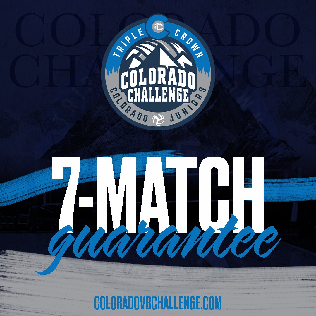 TCVolleyball's tweet photo. There are some early season game reps to be had at the Colorado Challenge!! Looking forward to some top talent in the region coming to Colorado in January. 🏐👊🏐

https://t.co/zqdKT2TNfE

#ColoradoChallenge #volleyball #triplecrownsports #IPlayTCS https://t.co/CmRy5Lx7ea