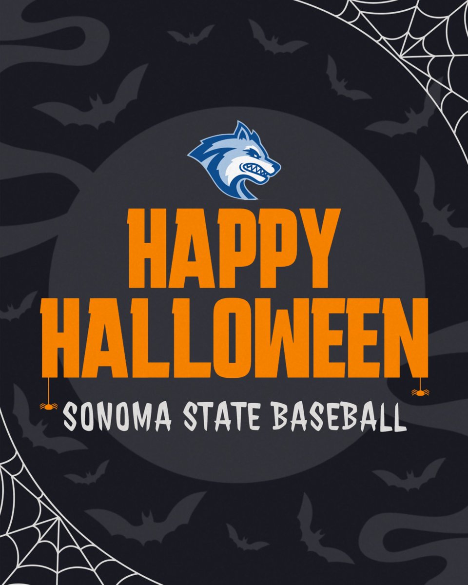 Happy Halloween from Sonoma State Baseball!