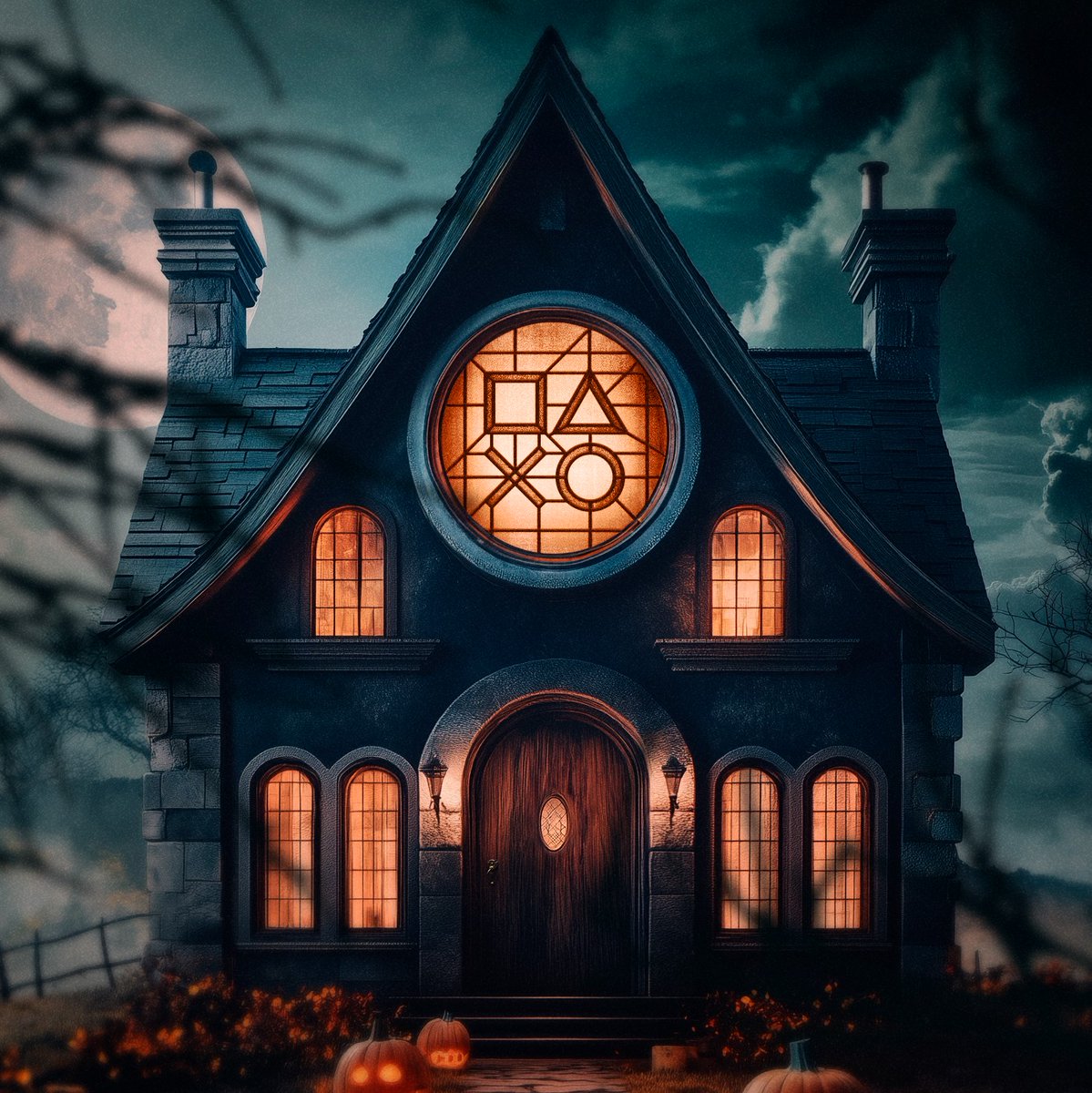 Você foi convidado para visitar essa casa mal assombrada por um final de semana, para jogar 3 jogos de terror. Quais você escolhe? 👻 #MomentosPlayStation