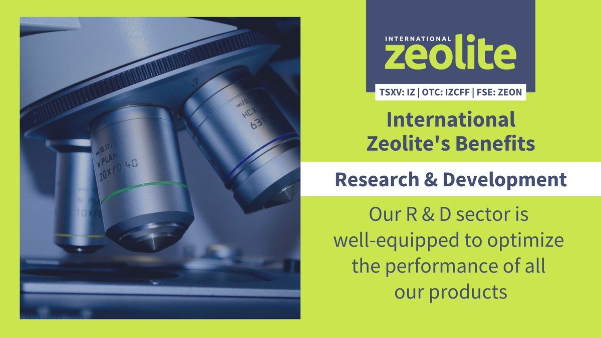 International Zeolite (TSXV: IZ) (OTCQB: IZCFF) tweet media