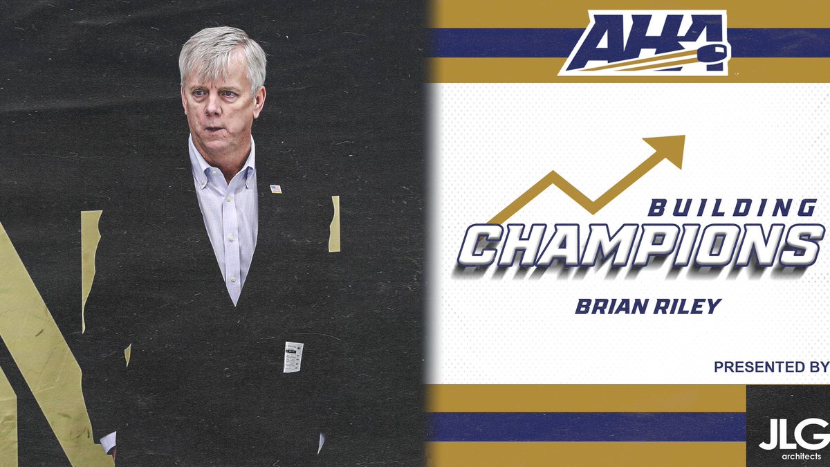 Atlantic_Hockey's tweet image. As Coach Brian Riley navigates his final season, he reflects back on his life at West Point in Atlantic Hockey America’s “Building Champions” feature story, presented by @JLGArchitects.

📰: shorturl.at/hAn1W