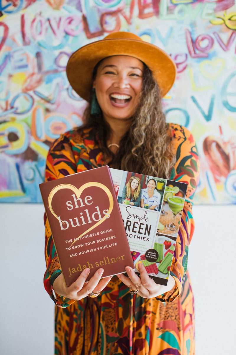 Challenge the barriers holding you back and get clear on what you want. Find a supportive space, like She Builds Collective, to help you grow your business the anti-hustle way. 💫 Learn more at jadahsellner.com/collective/