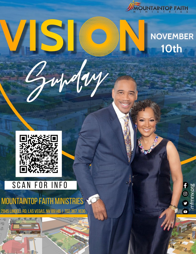 Our next Vision Sunday is November 10th . If you pledged earlier this year, now is the time to fulfill your pledge before the year is out! We thank you for your continued support of this ministry!❤️🙌#VisonSunday #MFM #support