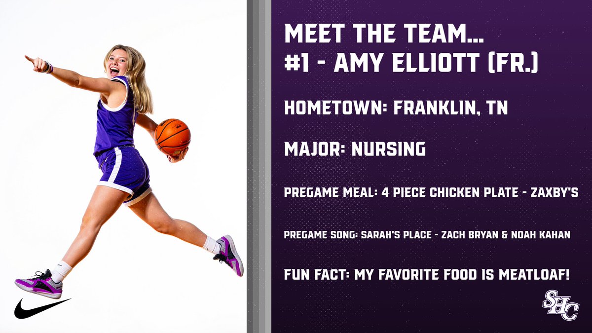 Meet the team ‼️

#1 Amy Elliott

#HillYeah