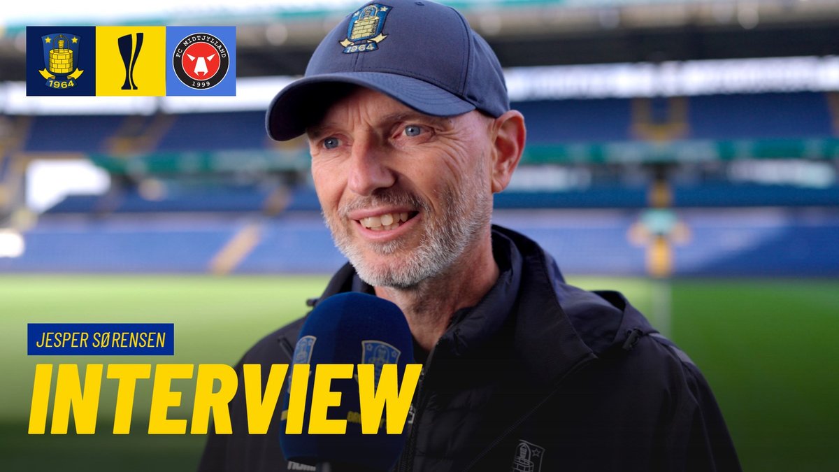 BrondbyIF's tweet photo. ❝Vi skal ud og bringe den energi, der gør, at vi får Brøndby Stadion med os❝🎙

Cheftræneren ser frem mod aftenens pokalbrag mod FC Midtjylland, hvor der er kampstart kl. 20 på Brøndby Stadion.

Se hele interviewet på Brøndby TV 📲 https://t.co/nSAPLAQb8f