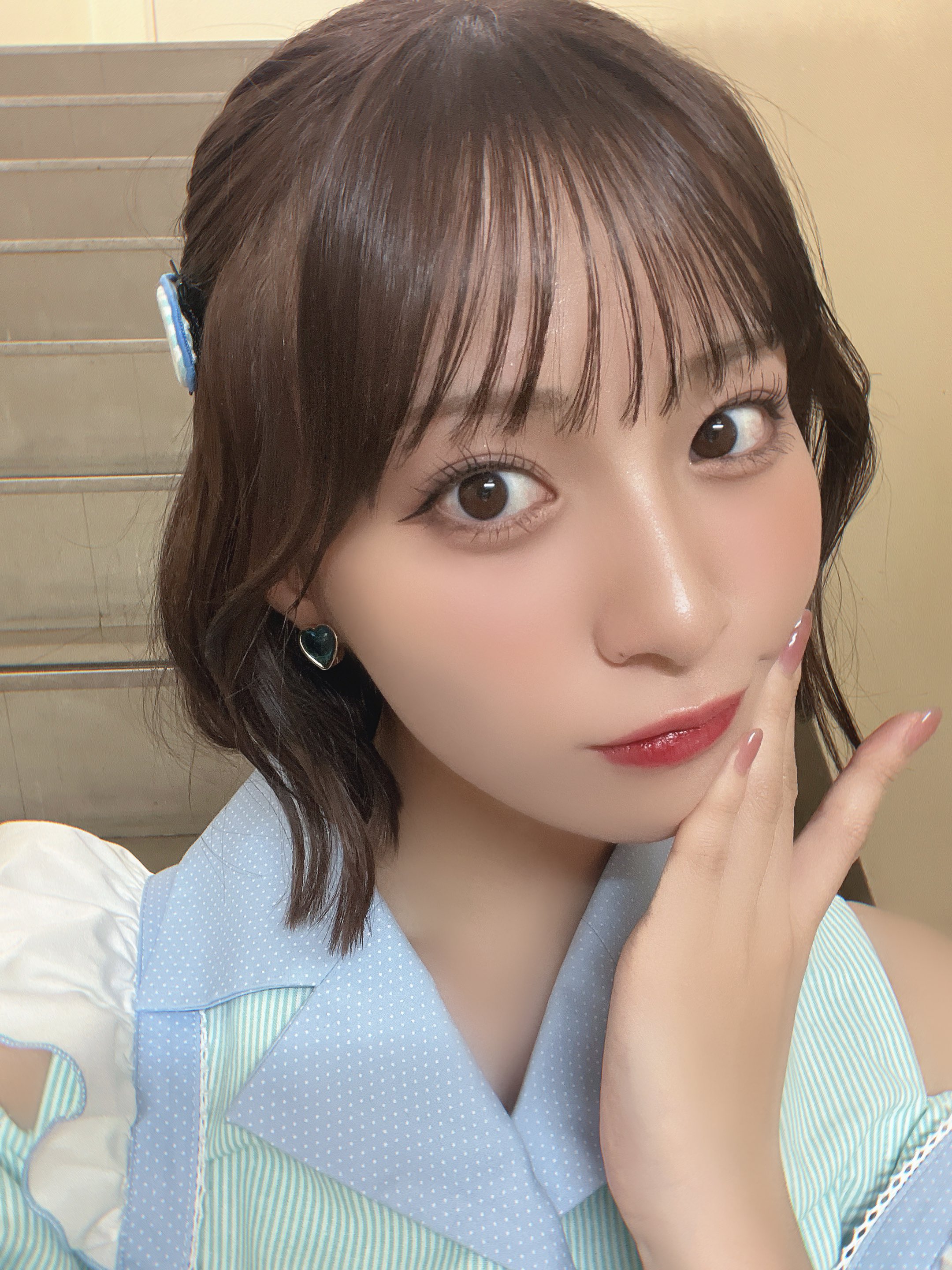 冨田菜々風　直筆　コメント有り　ヒロインとオオカミ ≠ME ノイミー 冨田菜々風 生写真 ヒロインとオオカミ②