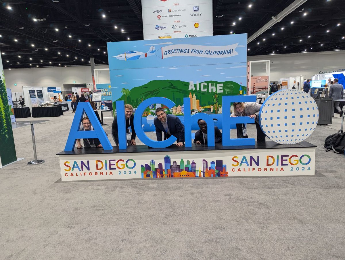 Almost done but ⁦<a href="/ross_klauer/">Ross Klauer</a>⁩ has two talks today in the afternoon at ⁦<a href="/ChEnected/">American Institute of Chemical Engineers (AIChE)</a>⁩. If you’re still in San Diego, go check it out