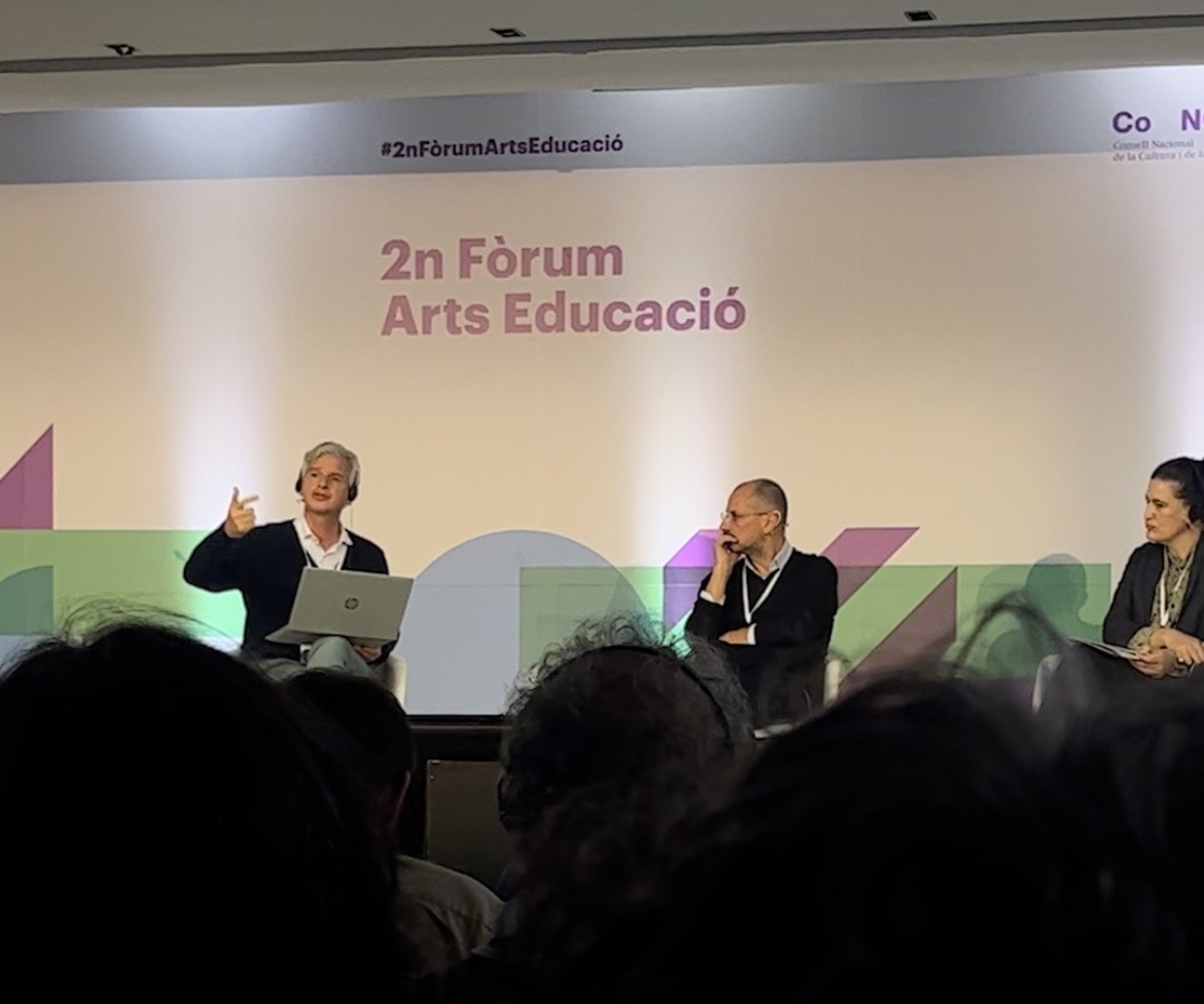 Ahir vam assistir al #2nFòrumArtsEducació organitzat pel <a href="/CoNCACultura/">Consell Nacional de la Cultura i de les Arts</a>, amb la voluntat de sumar esforços en el treball d'un Pla Nacional que contempli i impulsi la presència de les arts en el sector educatiu.