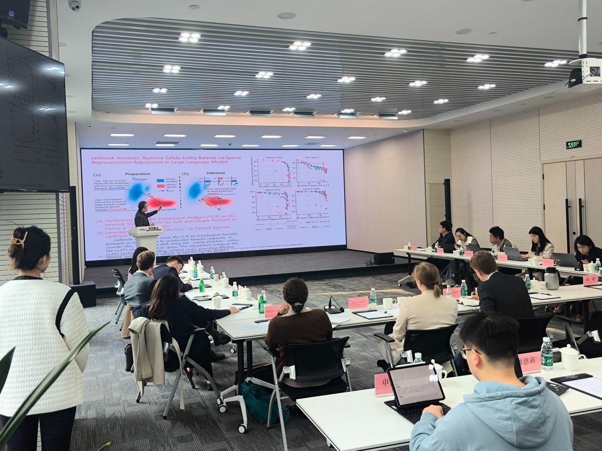UK AI Safety Institute (UK AISI)'s visit to the Beijing Institute of AI Safety and Governance (Beijing-AISI) locally at the West Beijing AI Valley. Beijing-AISI's first group of face to face international visitors since its establishment last month. Beijing-AISI introduced