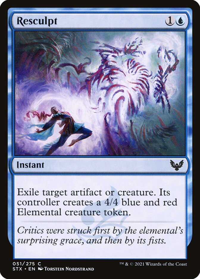 riszsalph's tweet photo. Genuinely curious: @SaffronOlive do you feel that exile based removal for blue is a color pie break similar to black getting enchantment removal? https://t.co/z5034Zb4tC