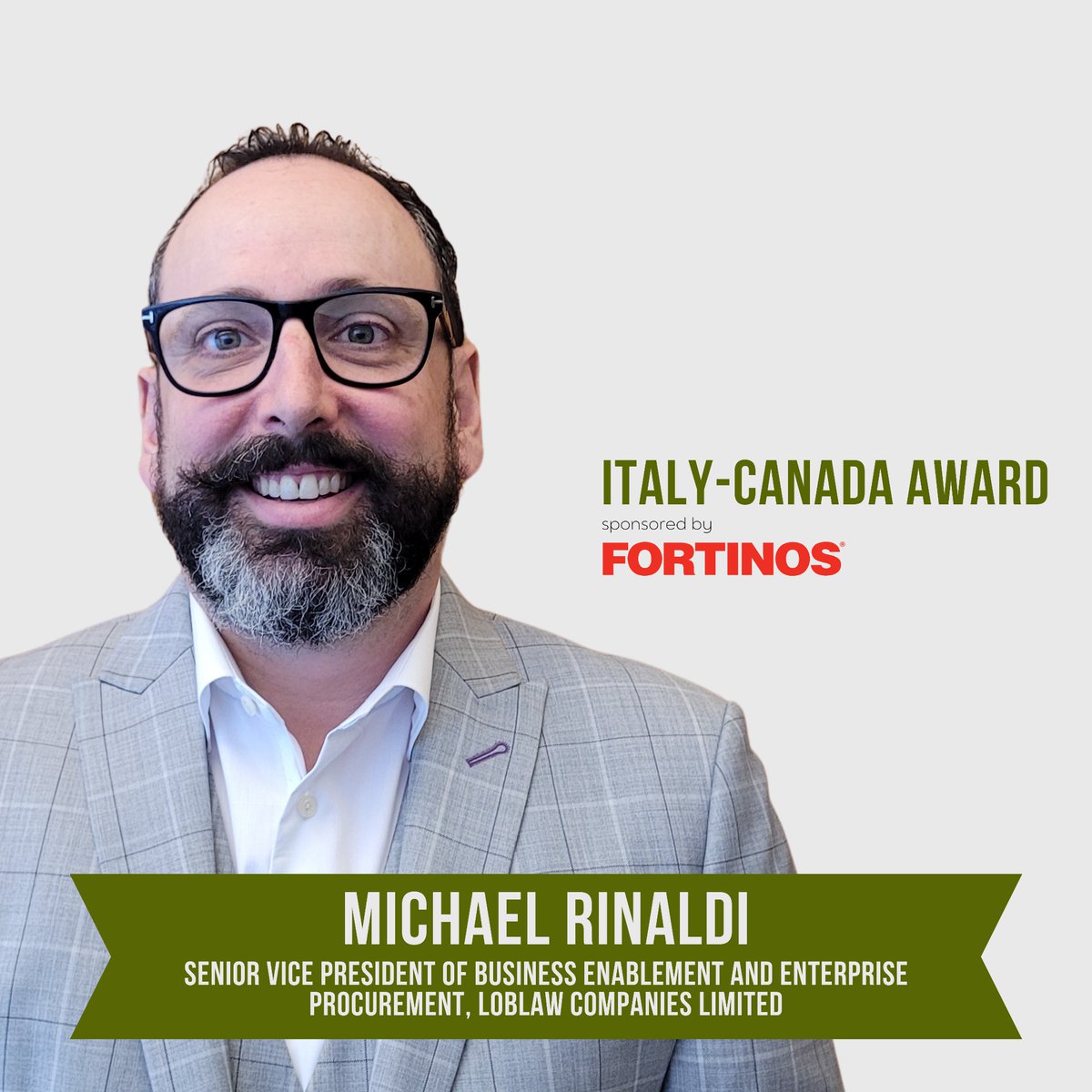ICCO Canada (@italchambers) on Twitter photo Congrats to Michael Rinaldi, winner of the Italy-Canada Award sponsored by Fortinos at the 2024 ICCO Unico Primo Pentola dโOro Awards! With nearly 30 years at <a href="/loblawco/">Loblaw Companies</a>, Michael has led transformative initiatives as Senior VP of Business Enablement and Enterprise Procurement. Congrats to Michael Rinaldi, winner of the Italy-Canada Award sponsored by Fortinos at the 2024 ICCO Unico Primo Pentola dโOro Awards! With nearly 30 years at <a href="/loblawco/">Loblaw Companies</a>, Michael has led transformative initiatives as Senior VP of Business Enablement and Enterprise Procurement.