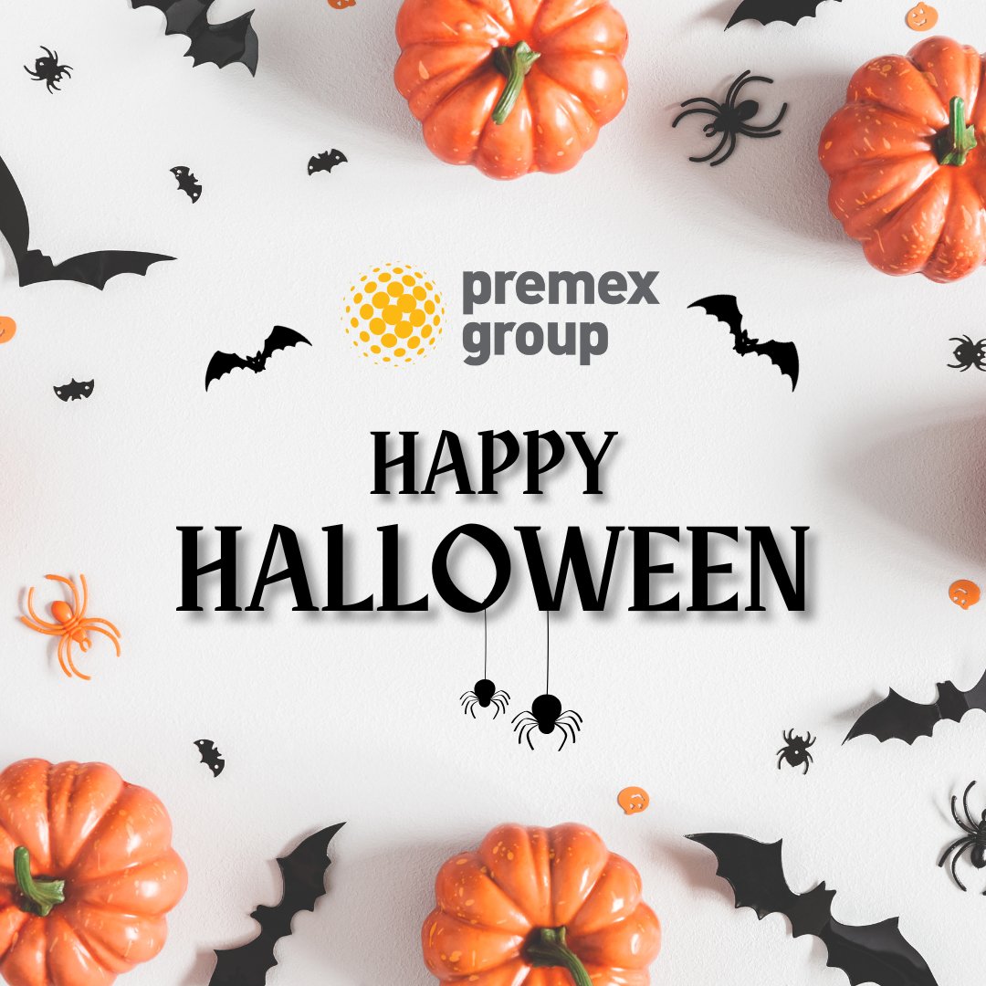 Happy Halloween from Premex Group! Wishing you a day filled with frights, fun, and plenty of treats🍬

If you're out trick or treating tonight be safe &amp; stay spooky!👻