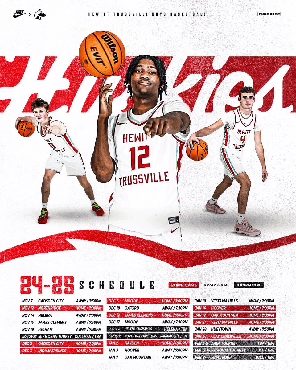 HewittTVLHoops's tweet image. ‼️🏀2024-2025 Schedule Drop🏀‼️

#TodayMatters | @HewittAthletics