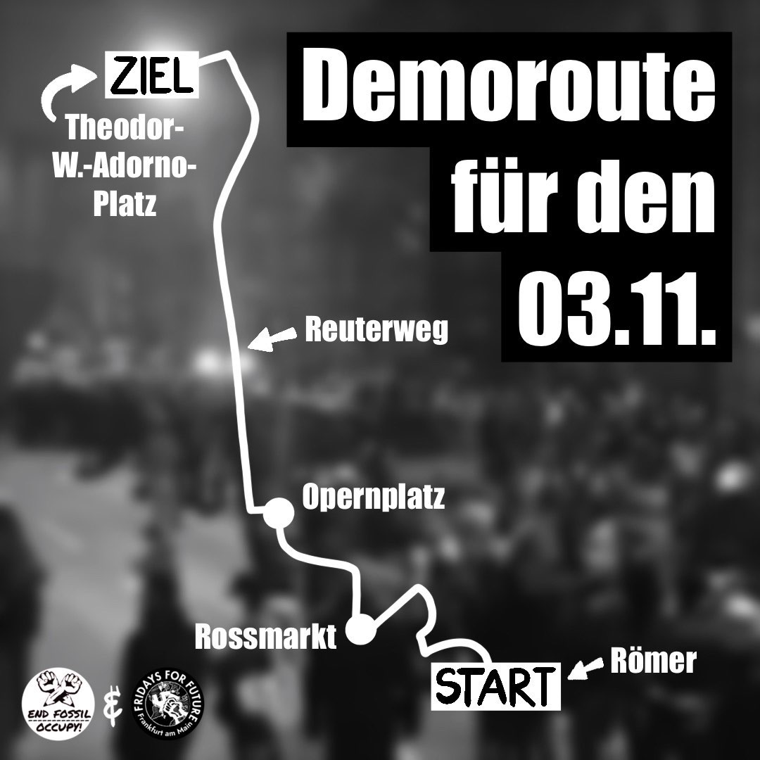 End Fossil: OCCUPY! Frankfurt a./M. (@endfossil_ffm) on Twitter photo Und das ist unsere Route für unsere Demo (Sonntag 13:00) gegen den Rechtsruck und alle Parteien, die daran beteiligt sind. Ja, <a href="/spdde/">SPD Parteivorstand 🇪🇺</a> <a href="/CDU/">CDU Deutschlands</a> <a href="/CSU/">CSU</a> <a href="/Die_Gruenen/">BÜNDNIS 90/DIE GRÜNEN</a> und <a href="/fdp/">FDP</a>. Ihr seid mitgemeint! AfD und BSW sowieso! Und das ist unsere Route für unsere Demo (Sonntag 13:00) gegen den Rechtsruck und alle Parteien, die daran beteiligt sind. Ja, <a href="/spdde/">SPD Parteivorstand 🇪🇺</a> <a href="/CDU/">CDU Deutschlands</a> <a href="/CSU/">CSU</a> <a href="/Die_Gruenen/">BÜNDNIS 90/DIE GRÜNEN</a> und <a href="/fdp/">FDP</a>. Ihr seid mitgemeint! AfD und BSW sowieso!